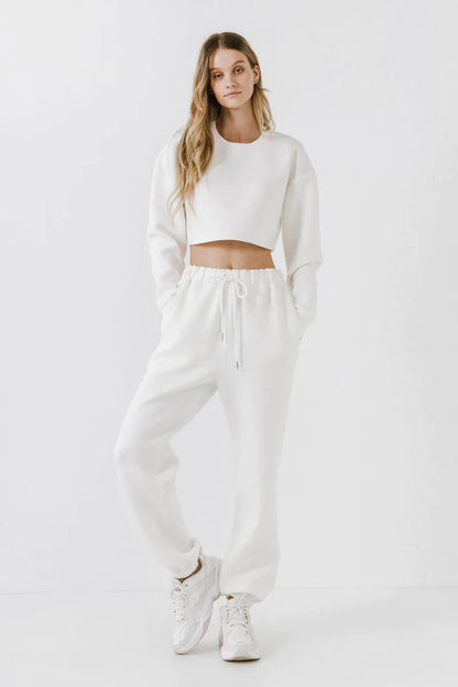 Loungewear - Kort sweatshirt